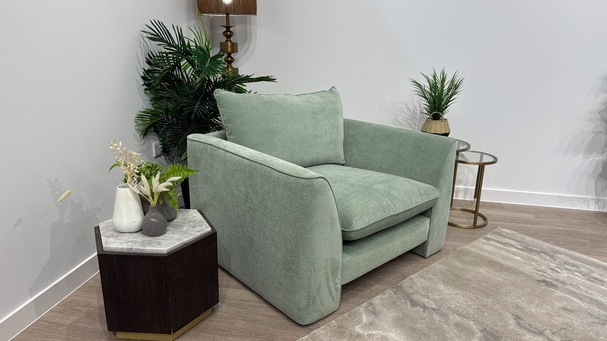 Sofology The Ziggy Fabric Chair in Eucalyptus Mix