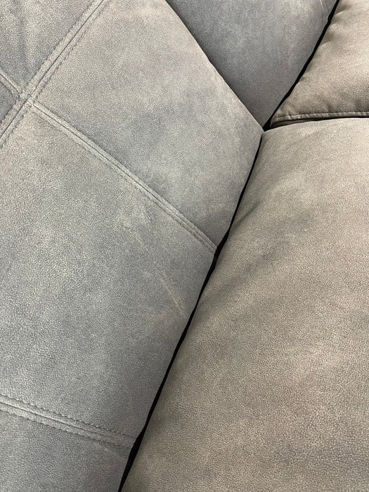 Marvella Fabric 1.5 Corner 3 - Lifestyle Flecked Charcoal - Power Recliner & Power Headrest (WA2)