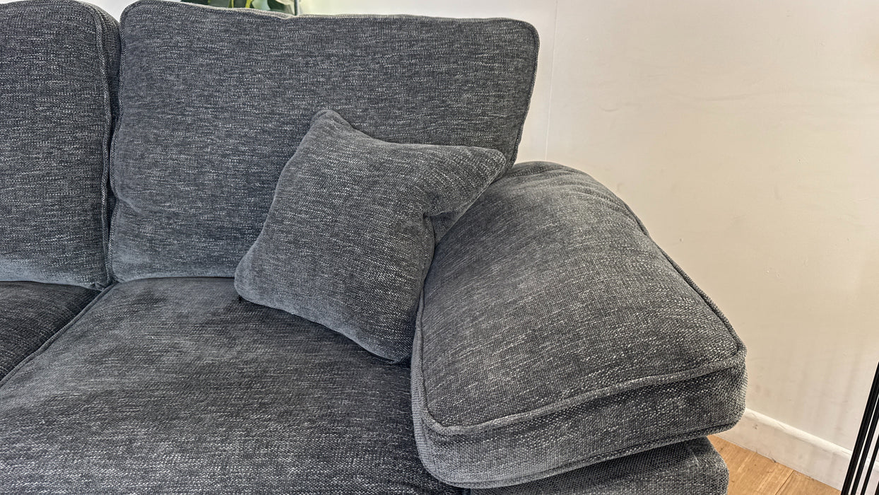 Sofology Brixton Fabric 2 Seater in Charcoal All Over