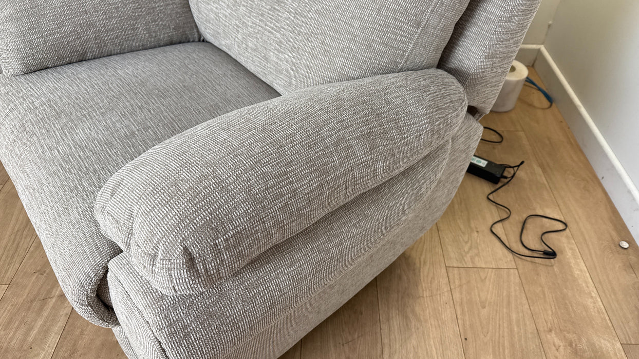 DFS The Tamla Fabric Recliner Chair on Florence Beige