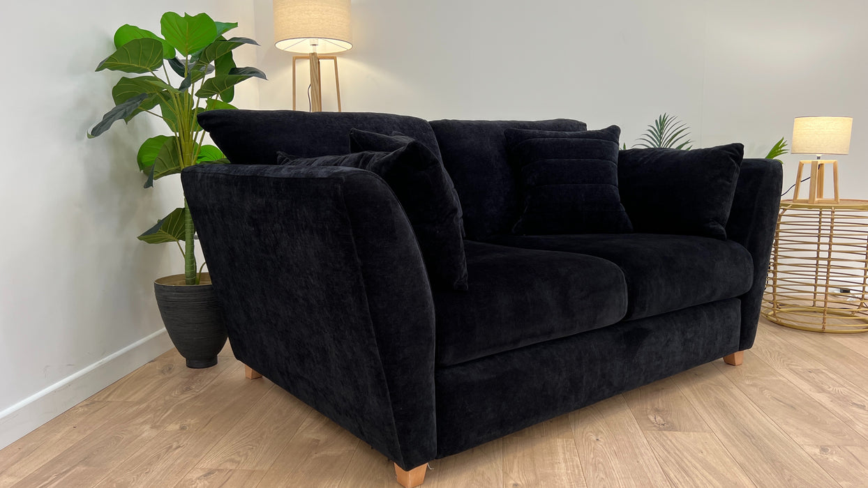 Calista 2 Seater - Fabric - Ebony All Over