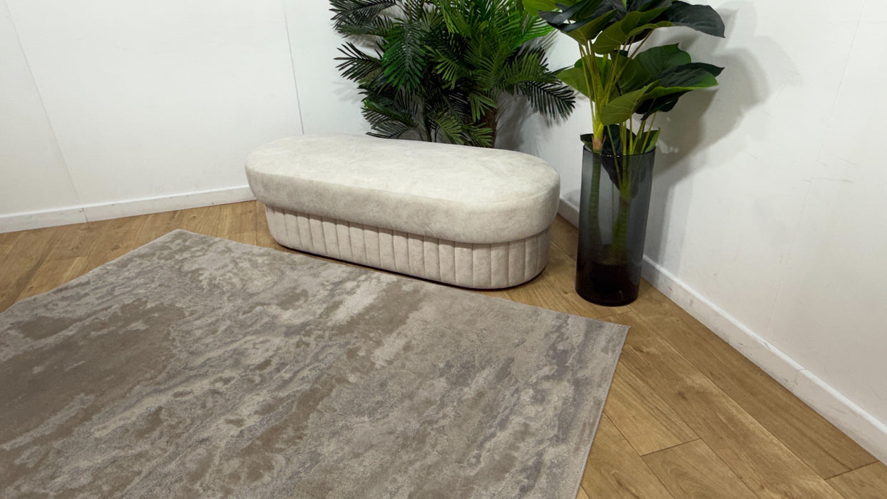 Sofology Savoy Designer Footstool in Dapple Cream