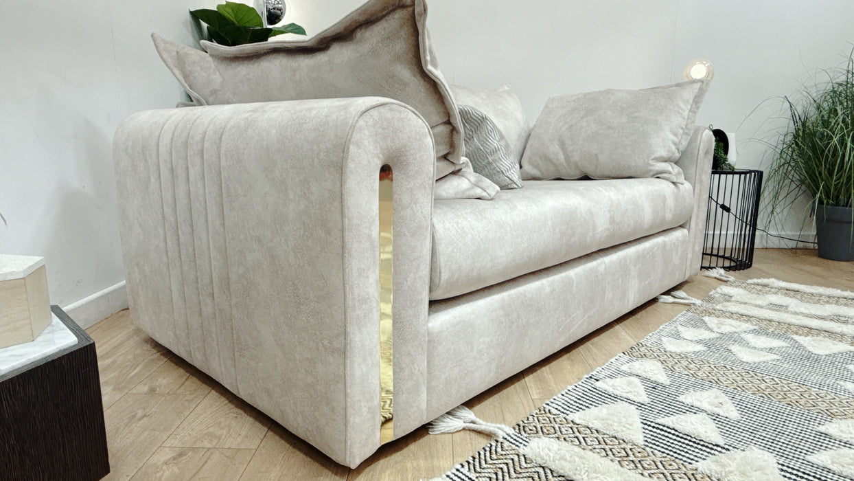 Sofology Savoy Fabric 2 Seater in Lifestyle Dapple Fabric Marble Mix