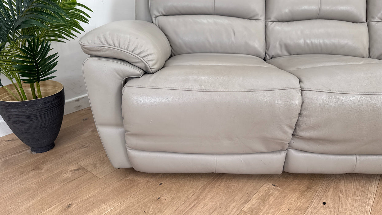 Navona 3 Seater Leather Power a recliner Sofa