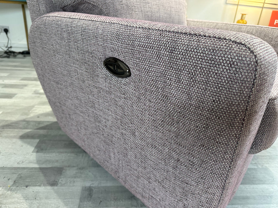 Sophia 1 Seat - Fabric Pow Rec Chair - Purple