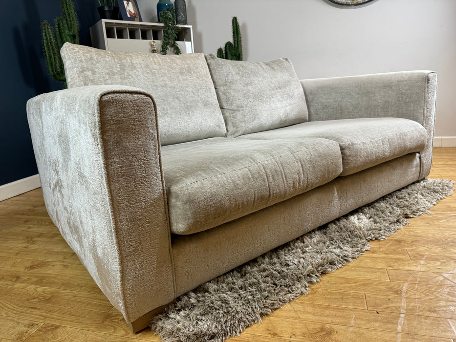 Majestica Fabric 2 Seater Plain Silver (WA2)