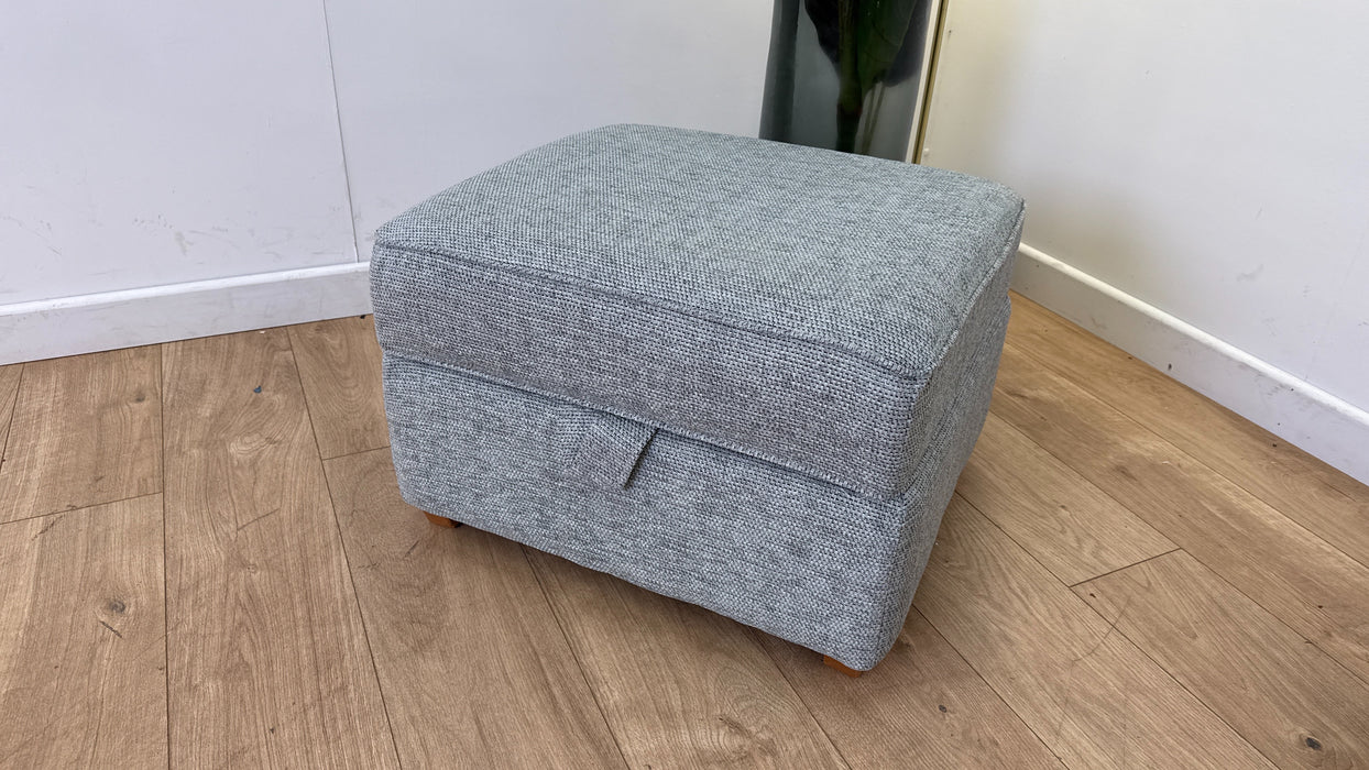 DFS Libby Storage Footstool in Charcoal
