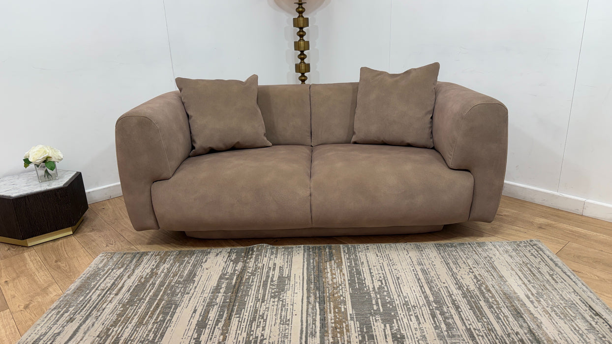 Sofology Nuvole Fabric 2 Seater in Lifestyle Mottled Latte
