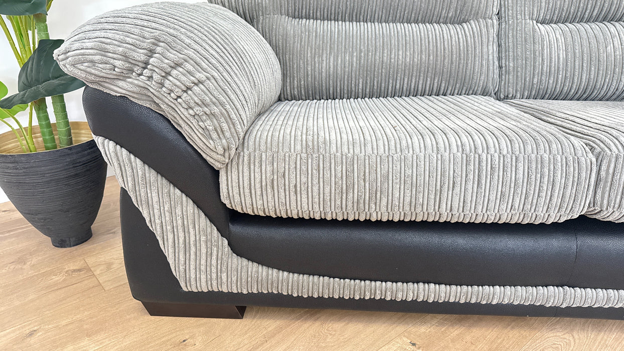 Zana 3 Seater Fabric Sofa