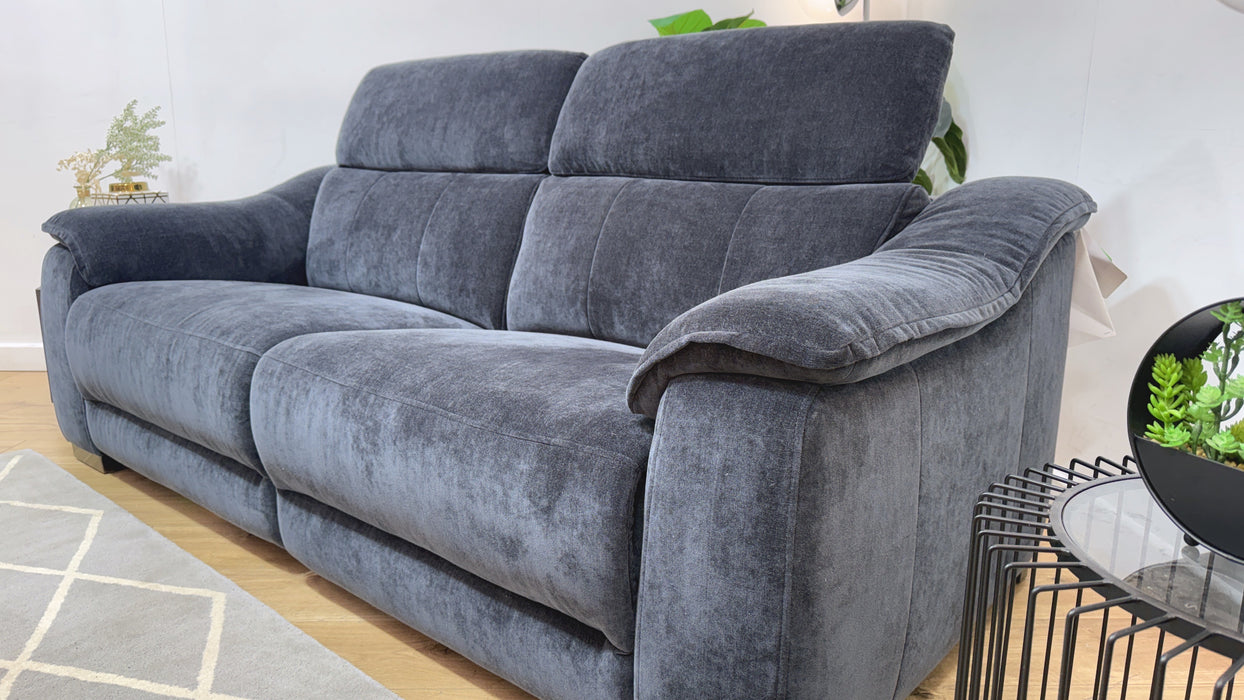 Sofology Carrera Fabric 2.5 Seater in Relaxed Chenille Ink