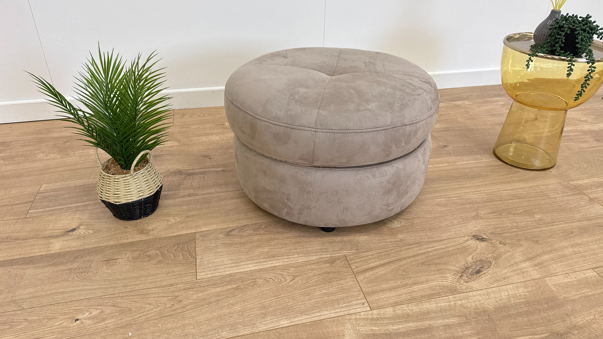 Cadenza Storage Footstool - Fabric  - Tara Nutmeg