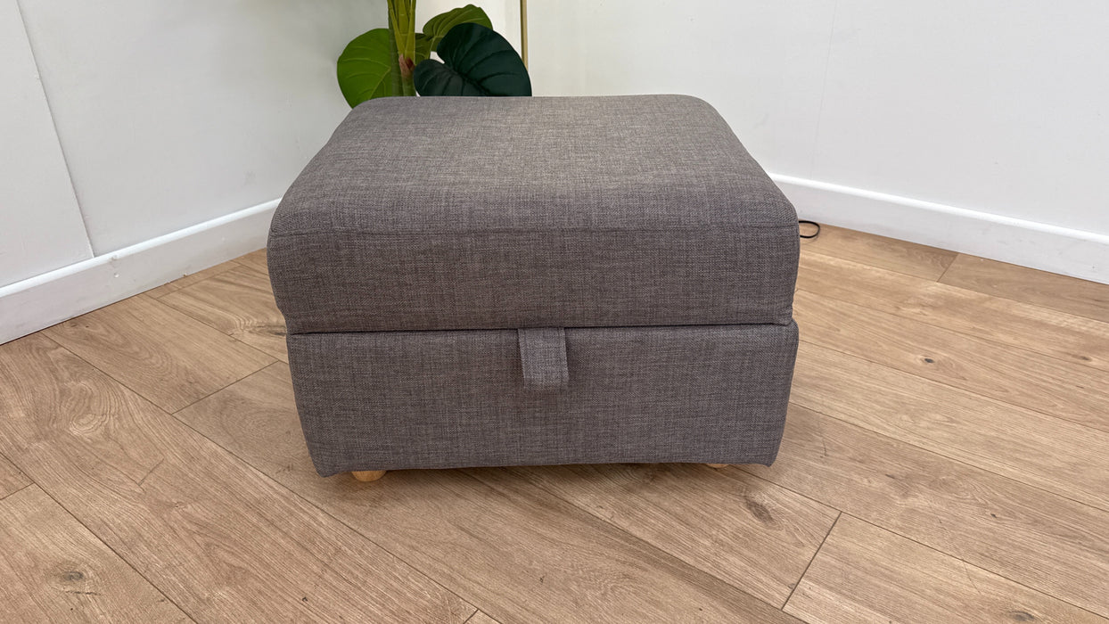 DFS Zana Fabric Footstool in Slate