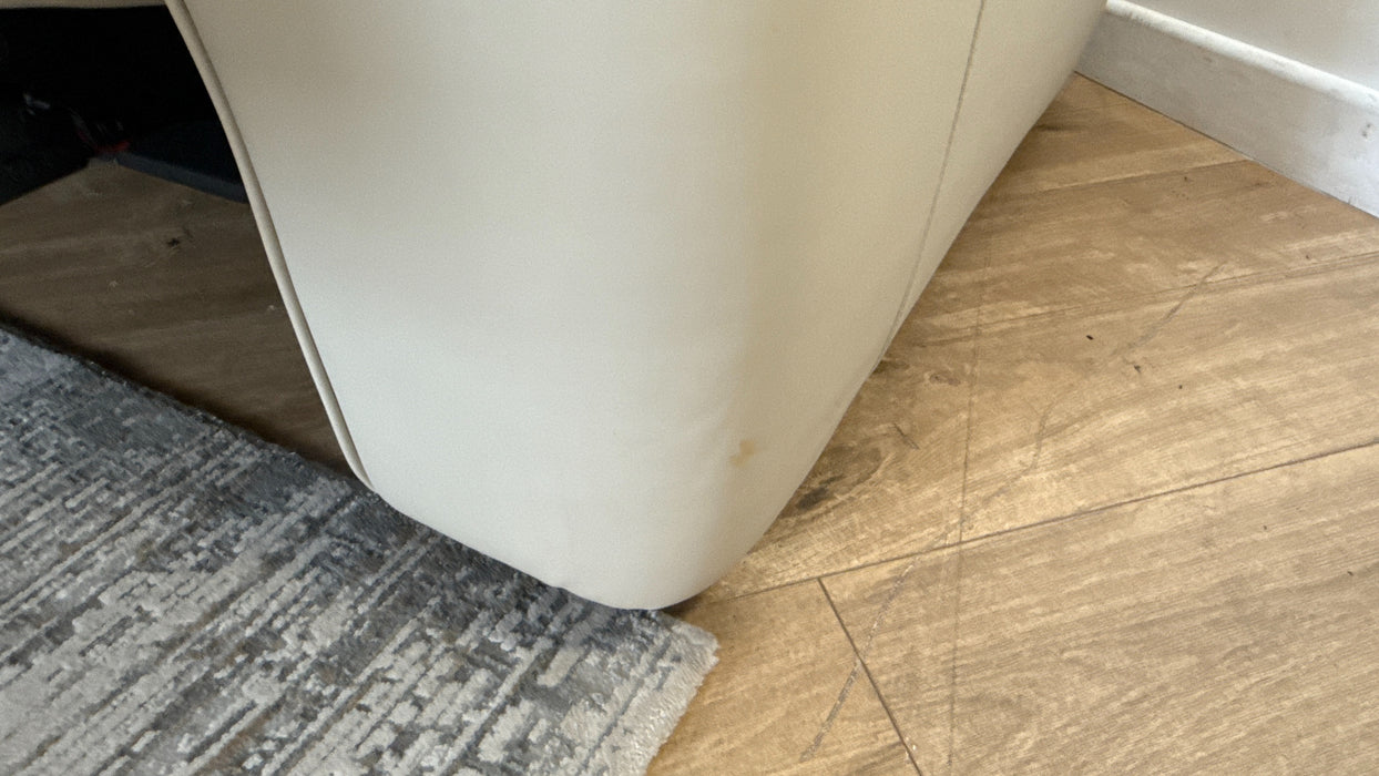 Sofology The Riviera Leather 2.5 Seater Power Recliner/Headrest Heated Seat in Trusty Super Matt Stone