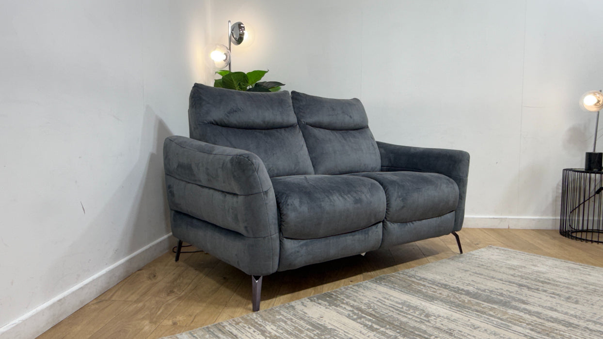 Sofology The Renato Fabric 2 Seater in Heritage Velvet Granite