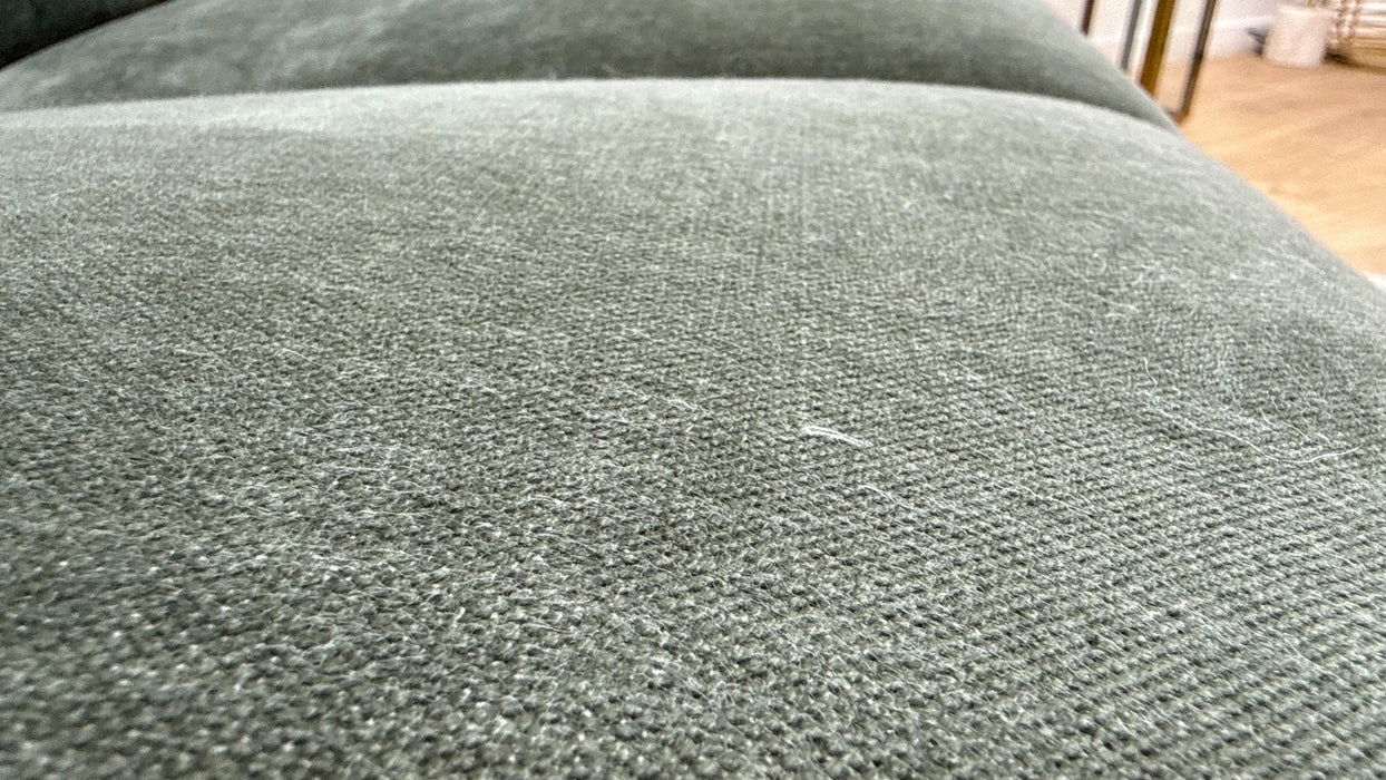 Sofology Plaza Fabric 2.5 Seater Power Recliner/Headrest Heated Seats in Relaxed Chenille Pine