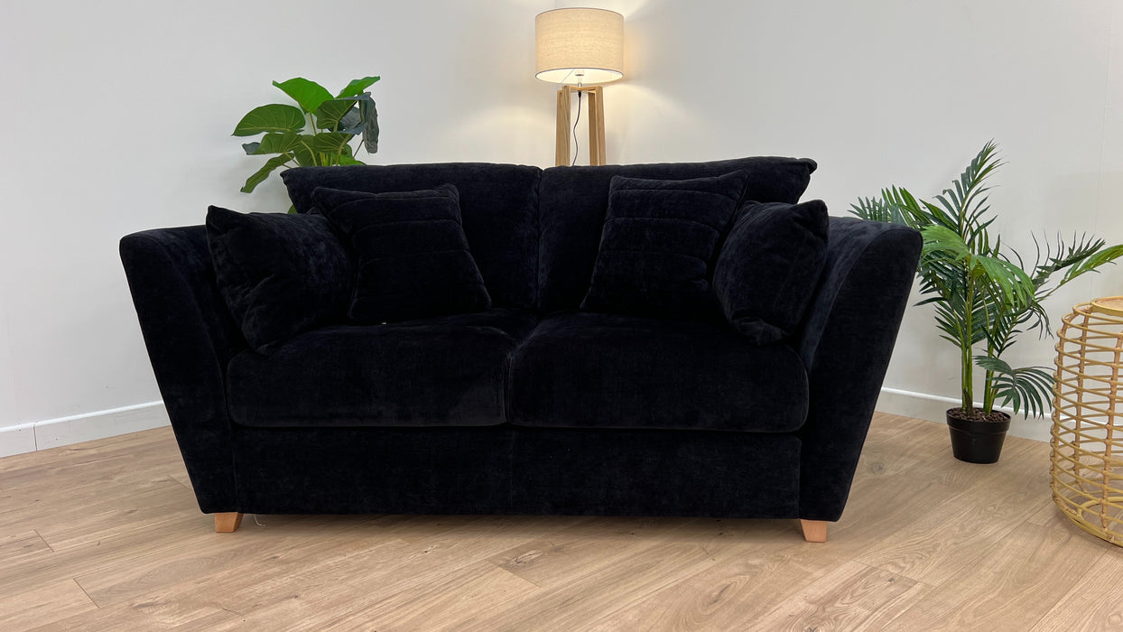 Calista 2 Seater - Fabric - Ebony All Over