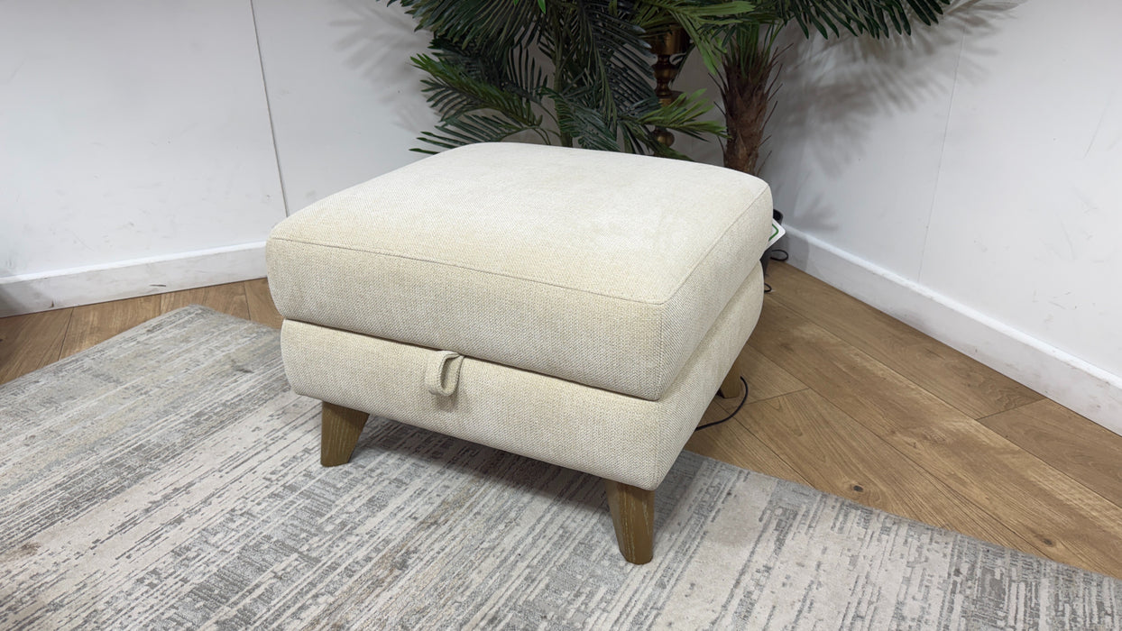 Sofology Sample Storage Footstool in Sample Beige