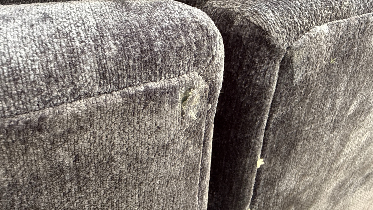 Sofology Georgio 3 Corner 1 Terminal Extra Flex Seats in Luxury Deep Pile Chenille Denim Mix