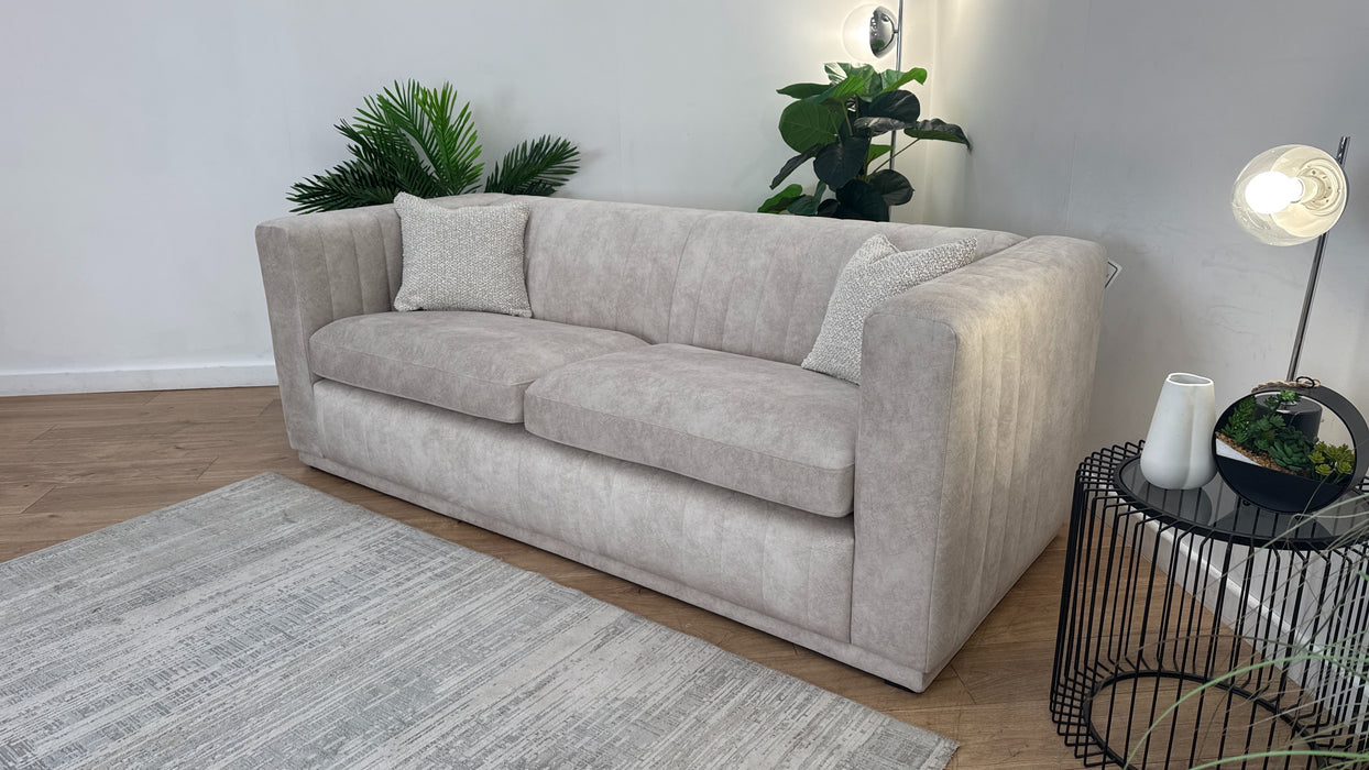 Sofology Astoria Fabric 4 Seater in Lifestyle Dapple Fabric Marble Mix