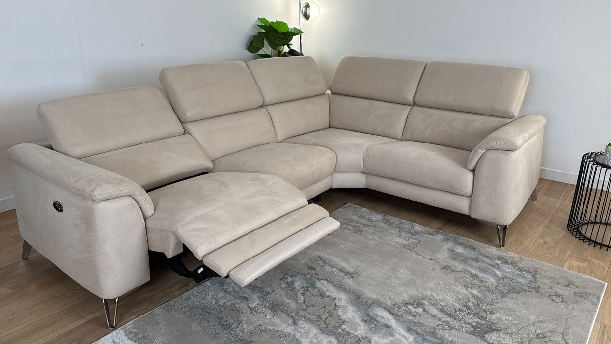 Tahiti 3 Seater Corner 1 Fabric Power Recliner