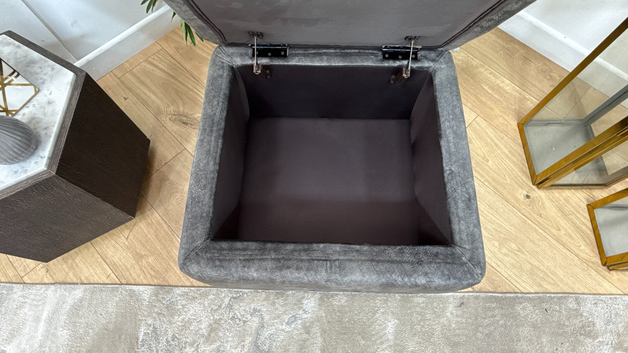 DFS Trek Storage Footstool in Grey