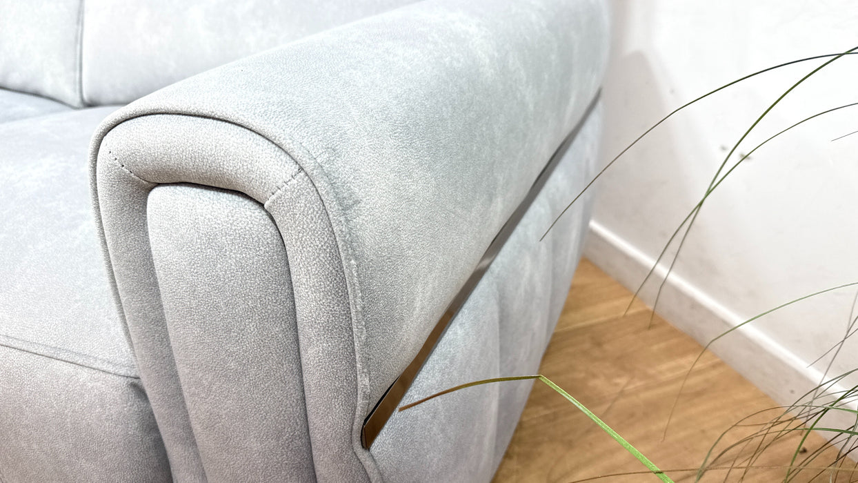 Sofology Ravello Fabric 3 Seater in Lifestyle Flecked Silver