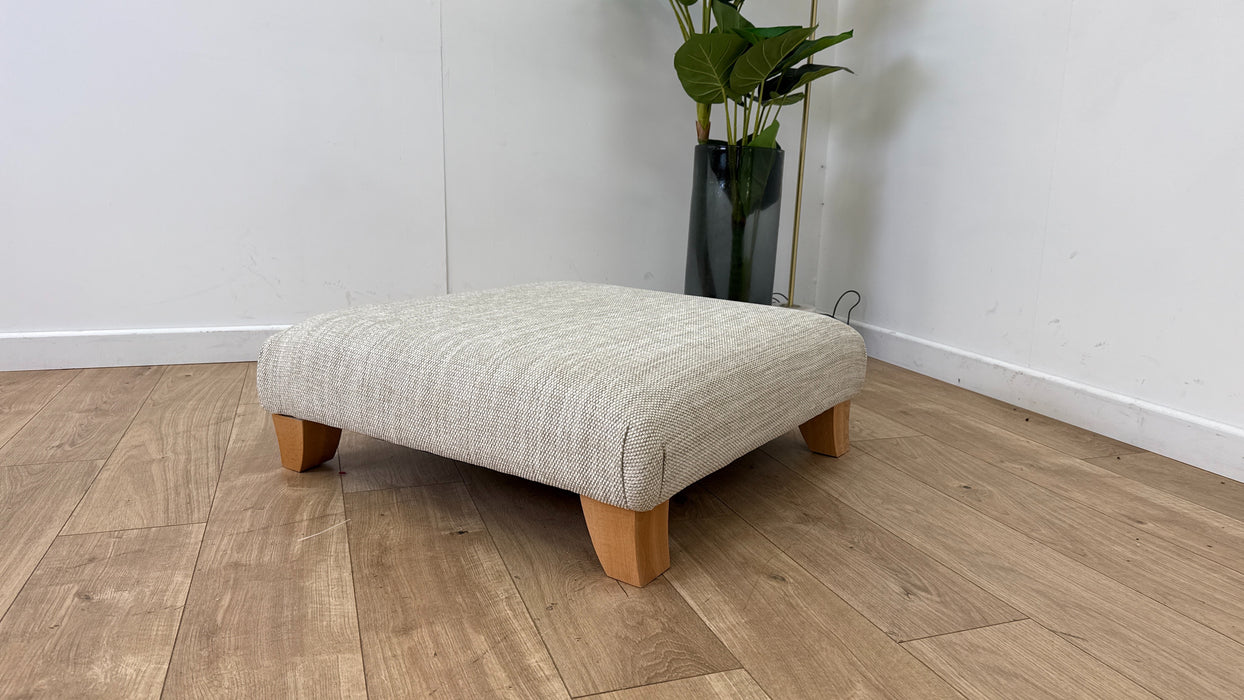 DFS Serenis Large Footstool in Oatmeal