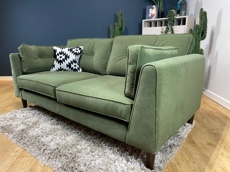 Cricket 3 Seater Nordic Moss Mix Fabric (WA2)