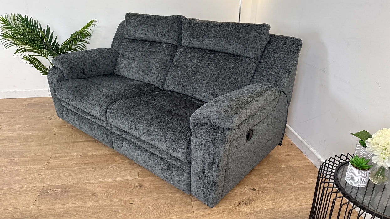 Napoli 3 Seater Manual Recliner