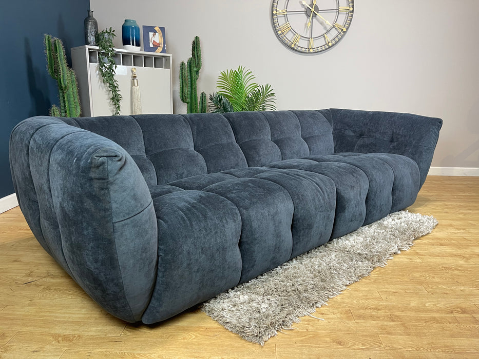 Lunar 4 Seater - Relaxed Chenille Ink Fabric (WA2)