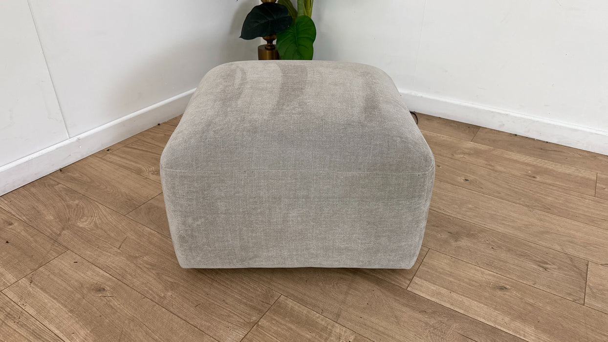 Orka Large Storage Footstool- Fabric - Sensual Black