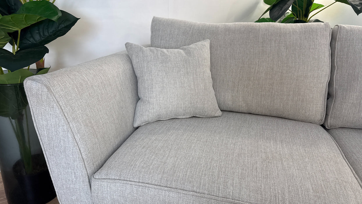 Sofology Mayfair Fabric 3 Seater in Mist/Pearl Mix