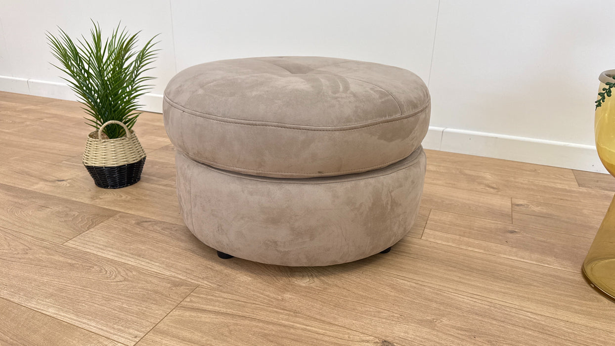 Cadenza Storage Footstool - Fabric  - Tara Nutmeg