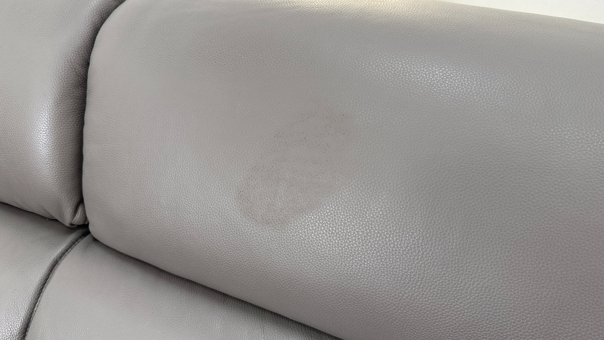 Sofology Hugo Leather 2.5 Seater in Elephant