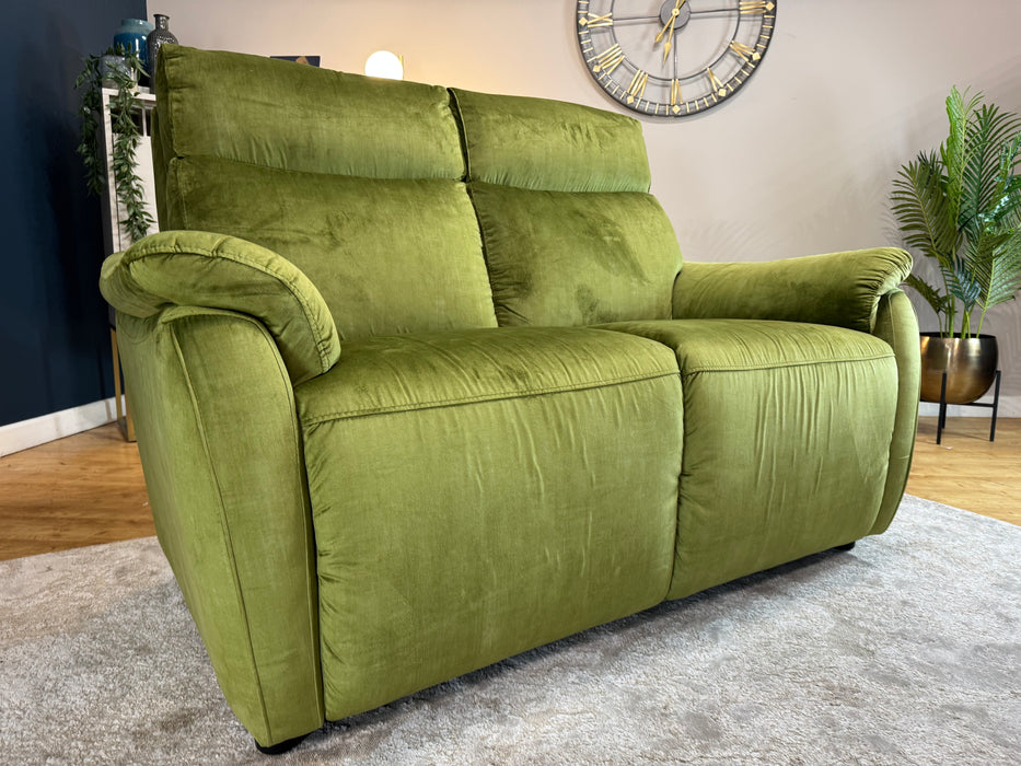 Sofology Parker 2 Seater in Heritage Velvet Olive