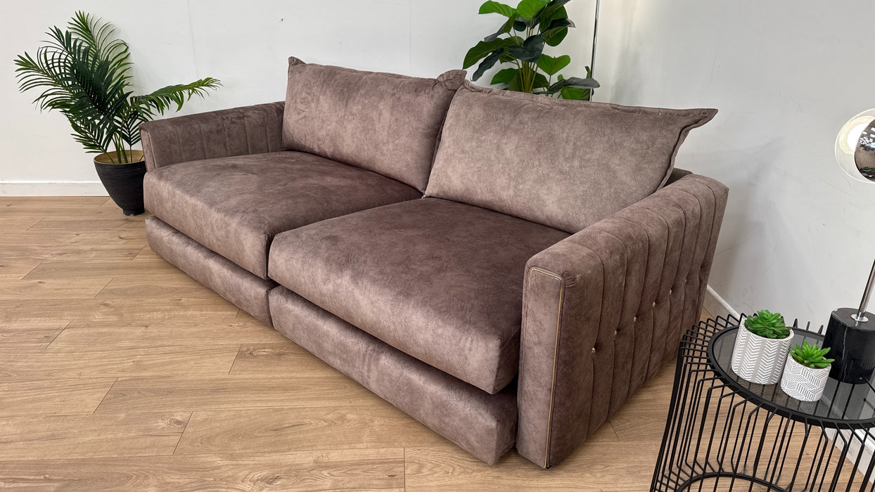 Indulgence 4 Seater Fabric Split Sofa