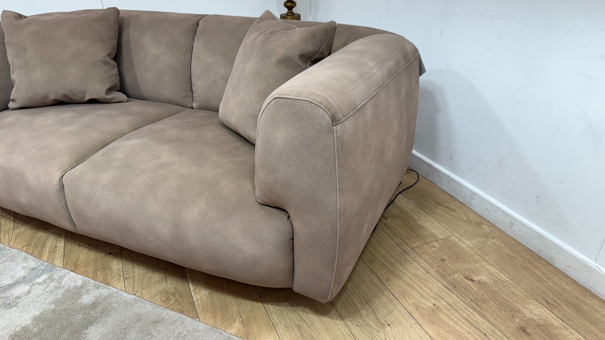 Sofology Nuvole Fabric 2 Seater in Lifestyle Mottled Latte