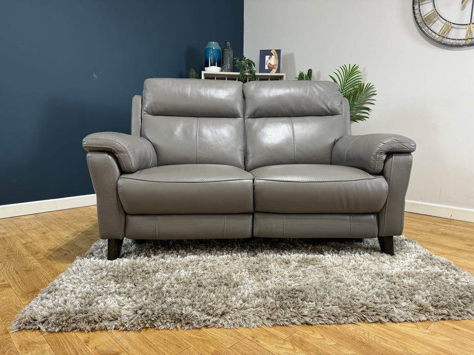 Lucca 2 Seater Power Recliner Le mans Fossil Grey (WA2)