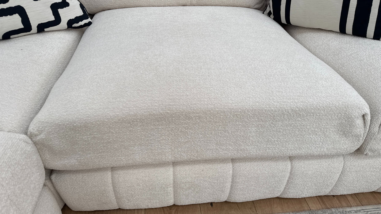 Sofology The Westwood Fabric 3 Corner 3 in Boucle Ecru Mix