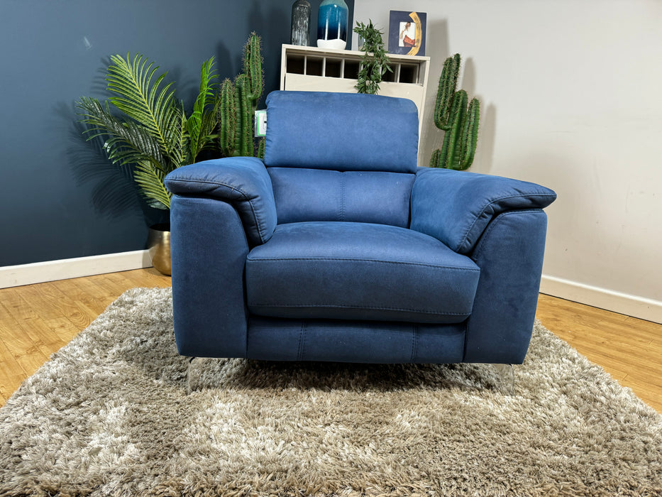 Illinois Chair Aspen Blue Fabric (WA2)