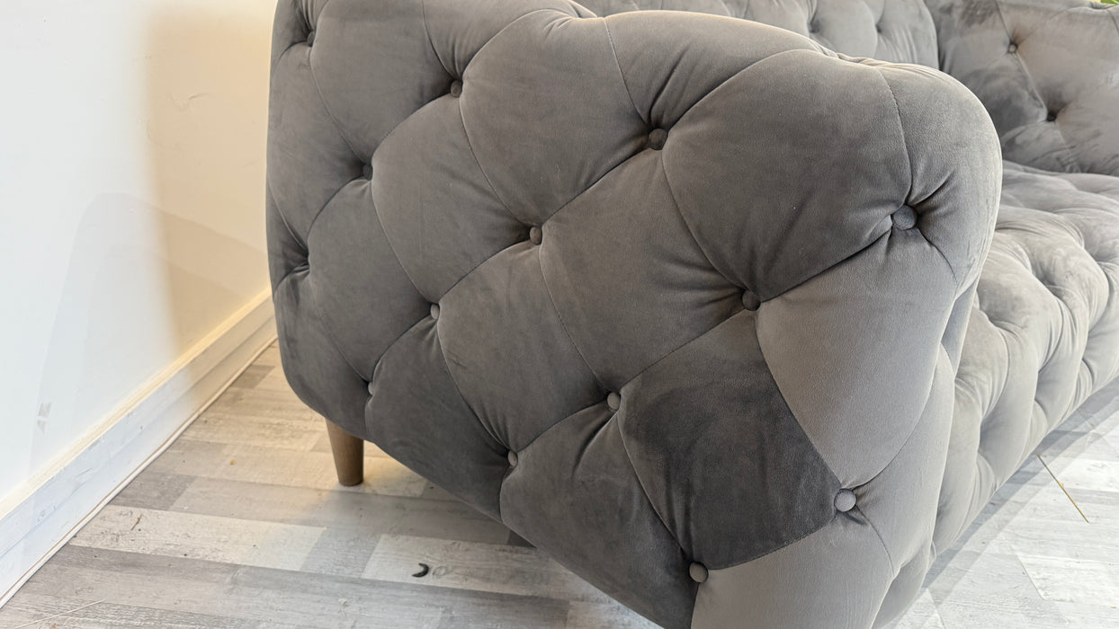 Alchemist 2 Seater - Fabric Sofa - Plush Asphalt