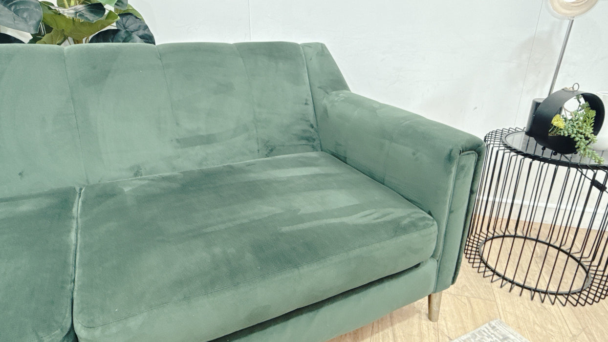 Sofology Ivanna Fabric 3 Seater in Festival Spotted Emerald Mix
