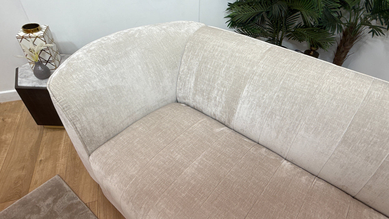 Sofology Fitzrovia Fabric 3 Seater in Luxury Chenille Mist Mix Without Trim