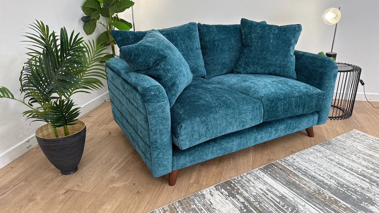 Midland Hill 2 Seater - Fabric Sofa - Meridian Teal All Over