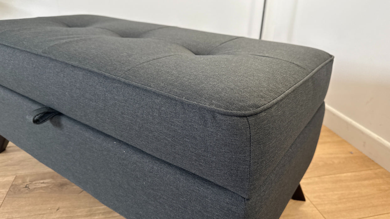 Adriana  - Fabric Storage Footstool