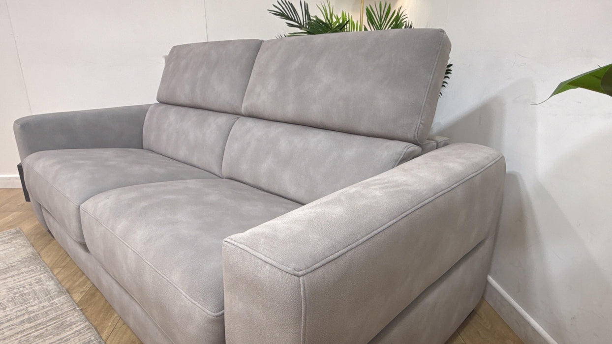 Sofology Metropolitan Fabric 3 Seater Sofabed in Lifestyle Mottled Dove