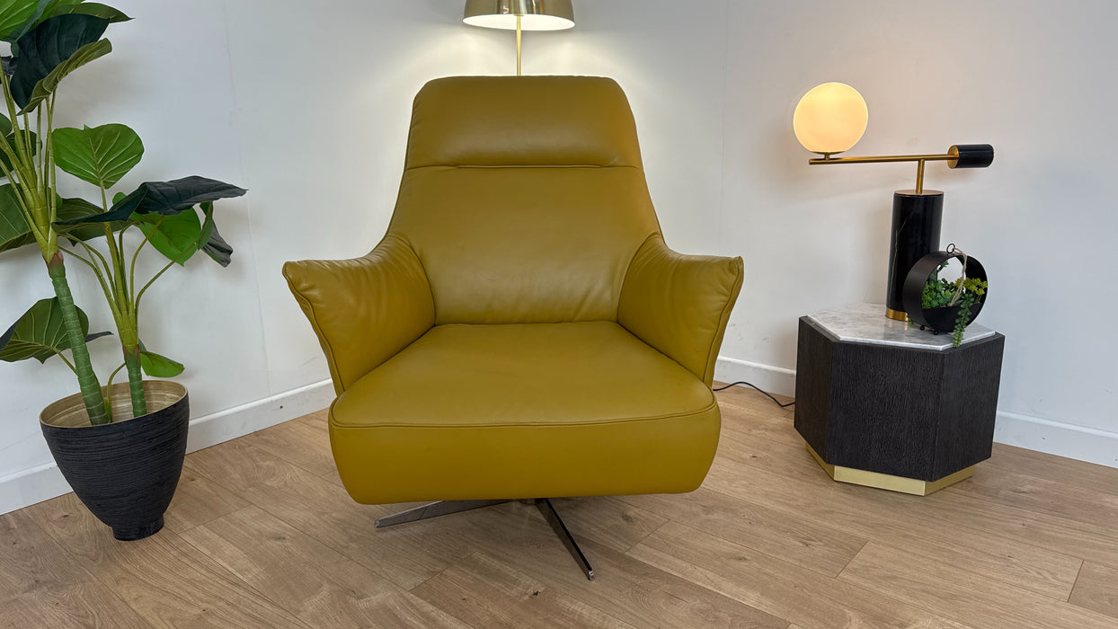 Sample Leather Swivel Chair