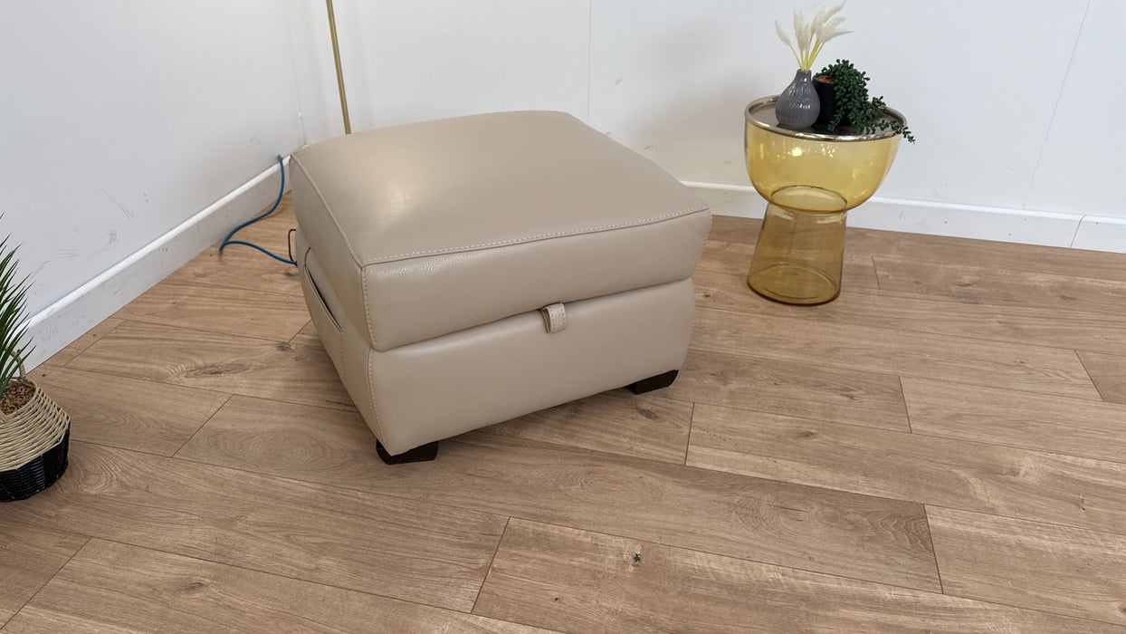 Vixon Leather Storage Footstool