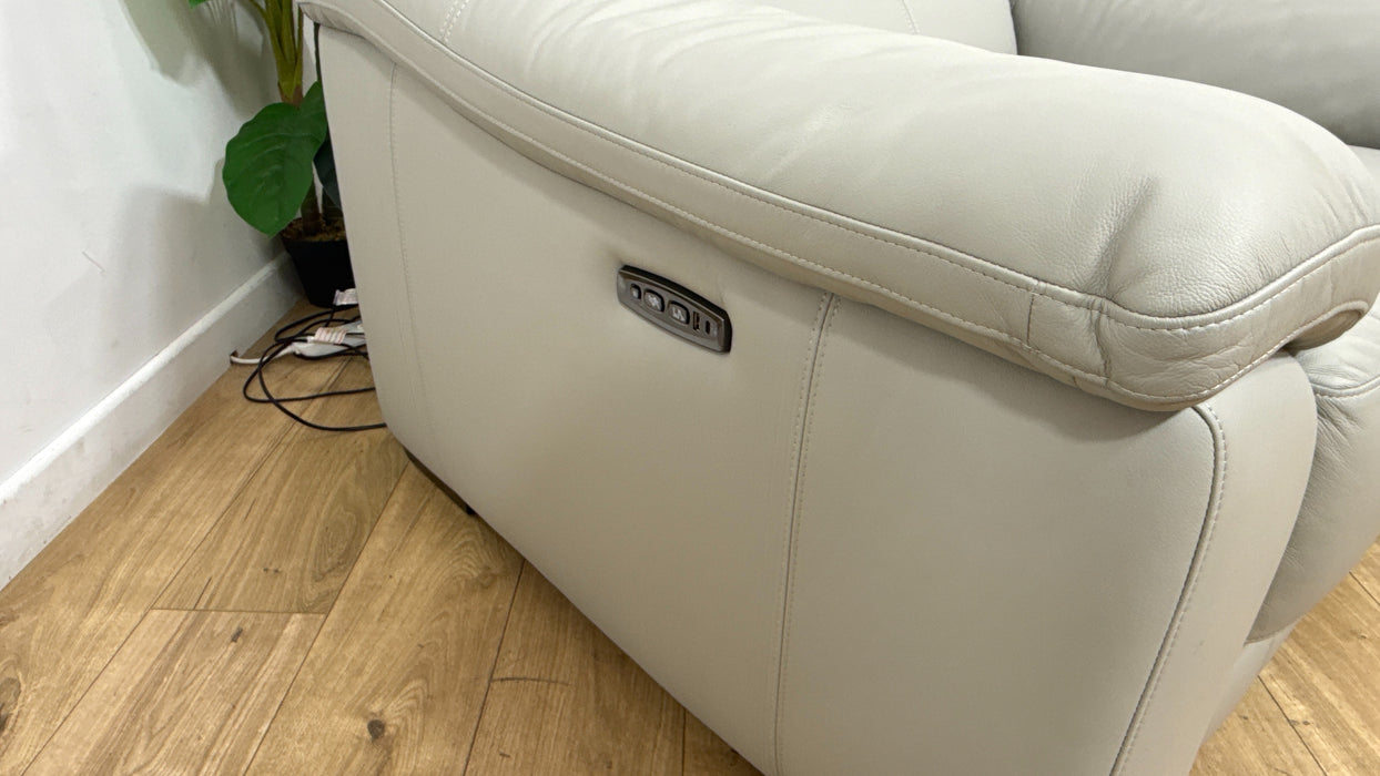 Sofology Elevate Chair Power Recliner/Headret in Light Grey