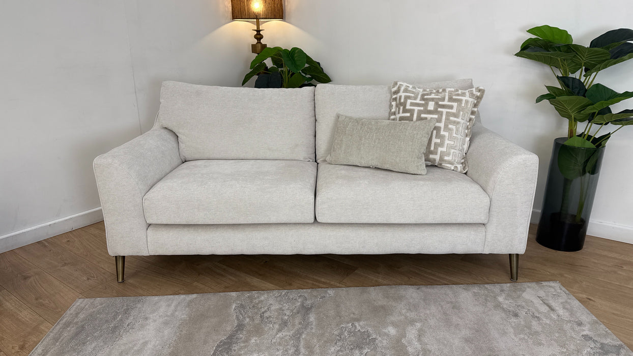 Sofology Mayfair Fabric 3 Seater in Linen Look Chenille Mist